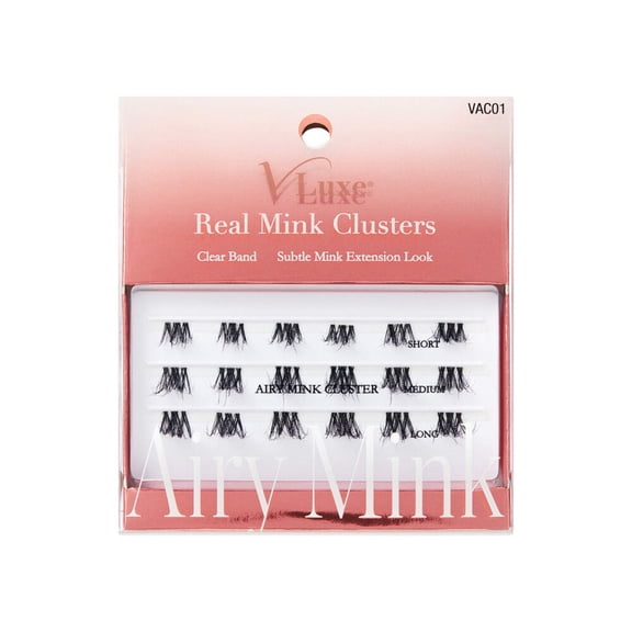 KISS - VLE AIRY MINK CLUSTERS EYELASHES 01