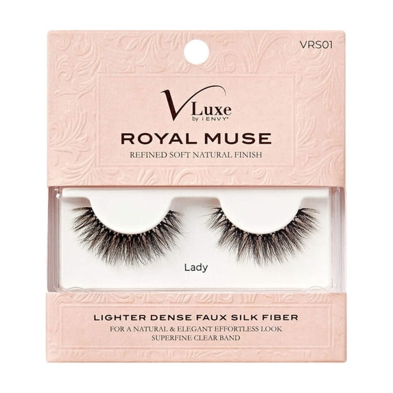 VLuxe False Lashes, Royal Muse Luxurious Eyelashes, Fluffy Wispy Eye Lashes, Super Natural Volume & Curl, Lightweight & Comfortable (COUNTESS)