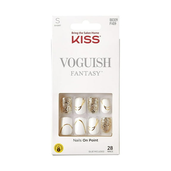 KISS - Voguish Fantasy 88309 FV09 - Short Press-On Nails - 28 pc