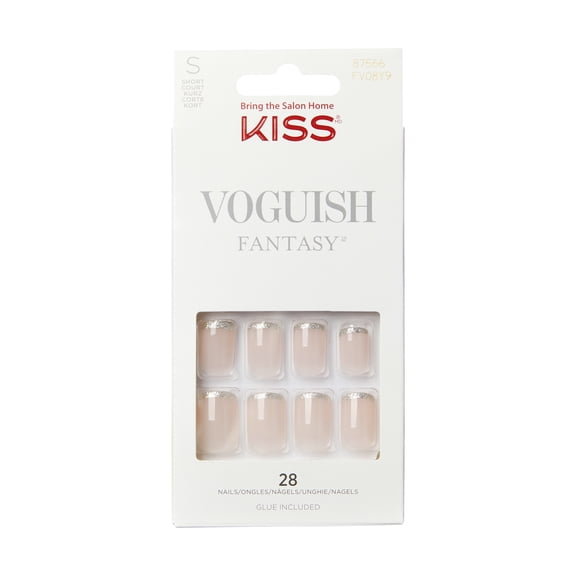 KISS Voguish Fantasy Fake Nails, Spicy, 28 Count
