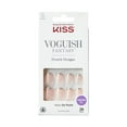 thumbnail image 1 of KISS Voguish Fantasy French Press-On Nails, 'Bisous', Pink, Short Square, 31 Ct., 1 of 7