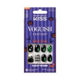 thumbnail image 1 of KISS Voguish Fantasy Glow in the Dark, Press On Nails, Dark Clowns, Black, Short Oval, 28 Count, 1 of 9