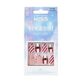 thumbnail image 1 of KISS Voguish Fantasy, Holiday Press on Nails, Jolly Jolly, Red, Medium Almond, 28 Count, 1 of 8