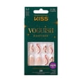 thumbnail image 1 of KISS Voguish Fantasy Holiday Press-on Nails, Pine Trees, White, Medium Length, Almond Shaped, 28 Count, 1 of 10