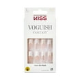 thumbnail image 1 of KISS Voguish Fantasy 'Intimidated' Fake Nails, White, Long Length, Square Shaped, 31 Ct., 1 of 8