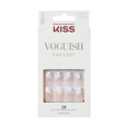 thumbnail image 1 of KISS Voguish Fantasy, Press-On Nails, Midnight Elixer, White, Short Coffin, 28 Count, 1 of 7