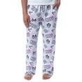 thumbnail image 1 of KISS Womens' All Over Band Logo and Faces Pastel Tie Dye Pajama Sleep Pants, 1 of 6