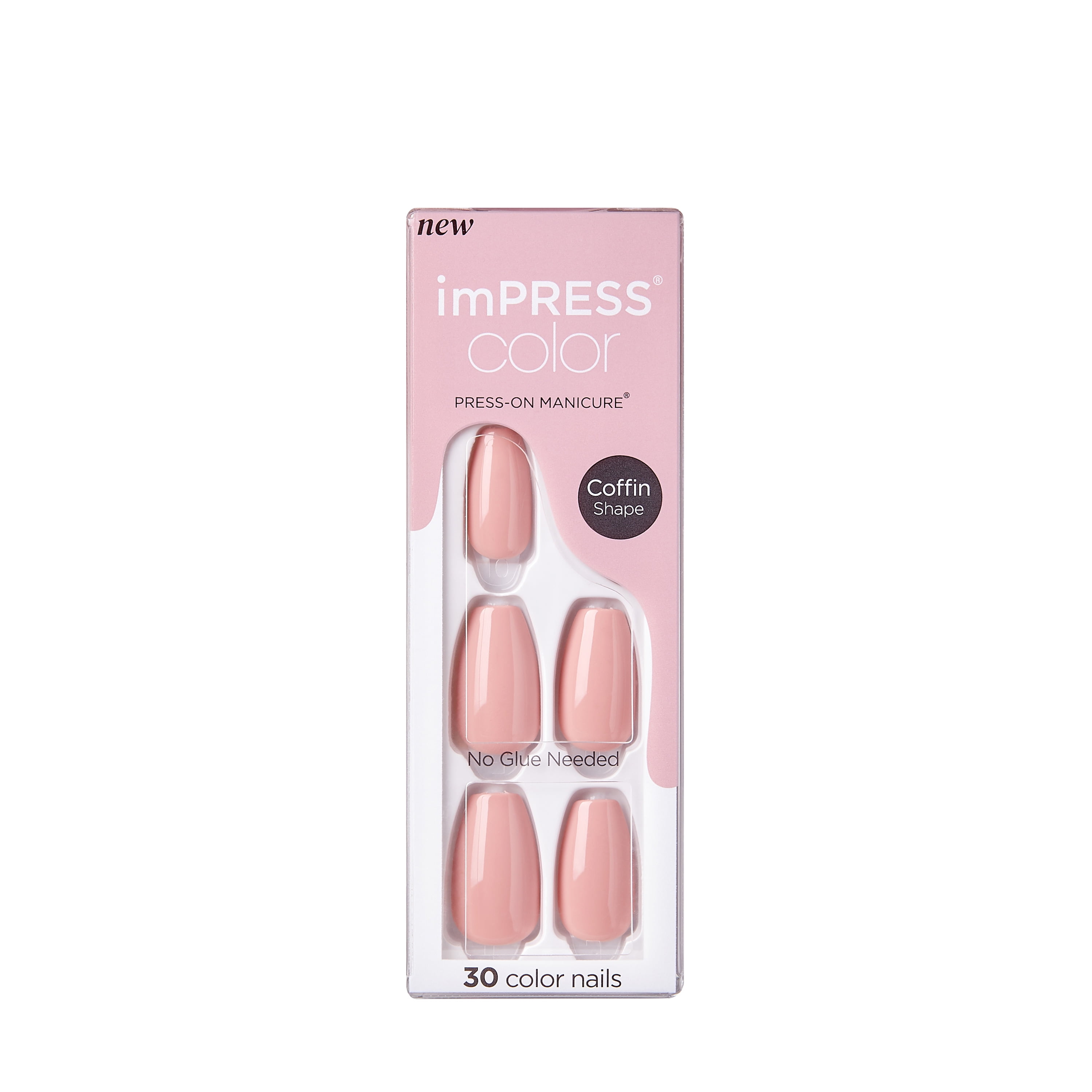 KISS Classy Premium Fake Nails, Sophisticated, 30 Count - Walmart.com