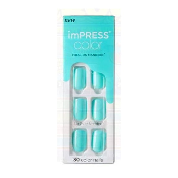 KISS imPRESS Color Press-On Nails, 'Abstract', 30 Count