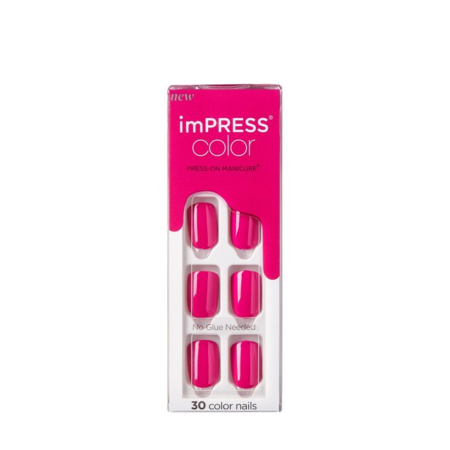 KISS imPRESS Color PressOn Nails, Orchid Festival, 30 Count