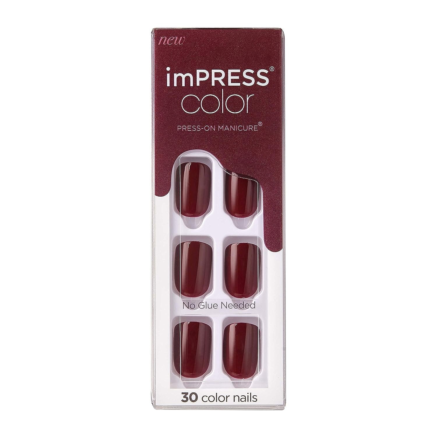 KISS imPRESS Color Press-on Manicure, ‘I'm Not A Cinna’, 30 Count