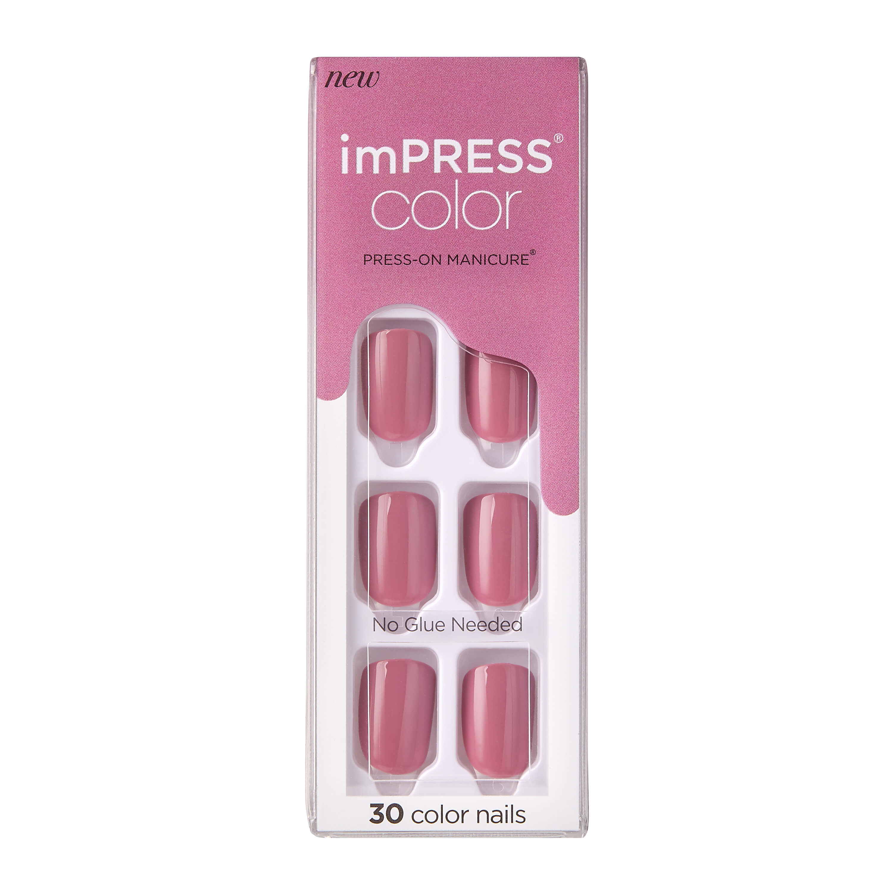 KISS imPRESS Color Press-on Manicure, Petal Pink, Short - image 1 of 9