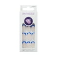 thumbnail image 1 of Kiss Impress Design Press On Nails , ‘All Day Long’, Blue, Short Squoval, 30 Count, 1 of 9