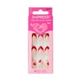 thumbnail image 1 of KISS imPRESS Design Valentine's Day Press on Nails, Lover, Red, Medium Almond, 30 Count, 1 of 13
