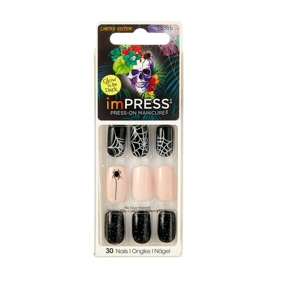 KISS imPRESS Halloween Artificial Nail Kit, HBIPD49 Full Moon