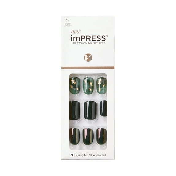 KISS imPRESS Limited Edition Press-On Nails, ‘Set in Stone’, 30 Count
