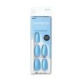 thumbnail image 1 of KISS imPRESS No Glue Needed Press On Nails, Color, Serene Blue, Blue, Medium Coffin, 30 Count, 1 of 5