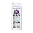 thumbnail image 1 of KISS imPRESS No Glue Needed Press On Nails, Design, Spoonful Joy, Blue, Medium Coffin, 30 Count, 1 of 8