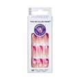 thumbnail image 1 of KISS imPRESS No Glue Needed Press On Nails, Design, Young Ones, Pink, Medium Squoval, 30 Count, 1 of 5
