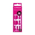 thumbnail image 1 of KISS imPRESS No Glue Needed Press On Nails, Toenails, Sweet as Honey, Pink, Short Squoval, 24 Count, 1 of 7