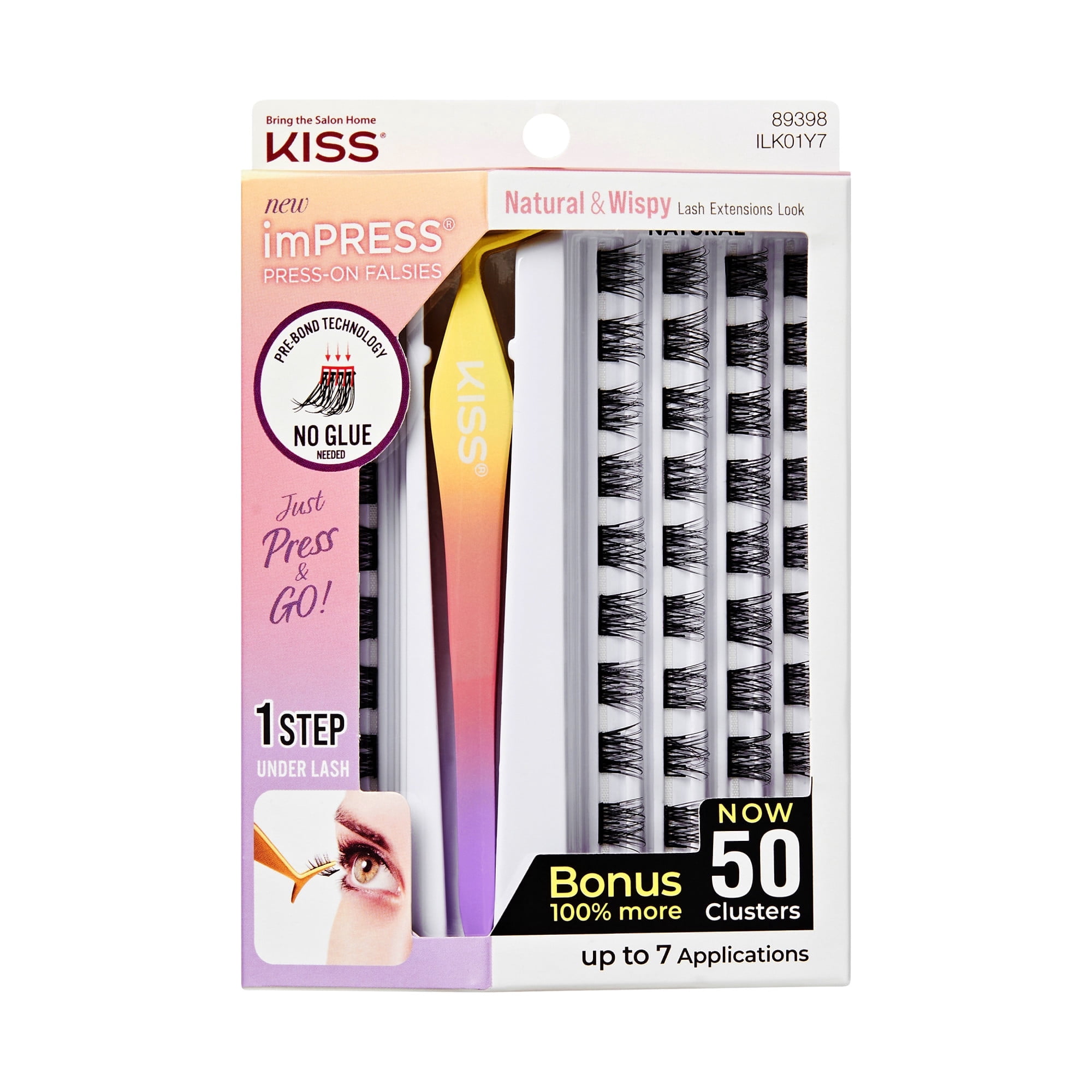 KISS imPRESS Press-On Falsies Eyelash Clusters Kit - Voluminous