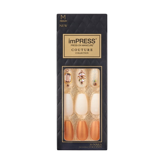 KISS imPRESS Press-On Manicure Couture Collection , ‘Aphrodite’, 30 Count