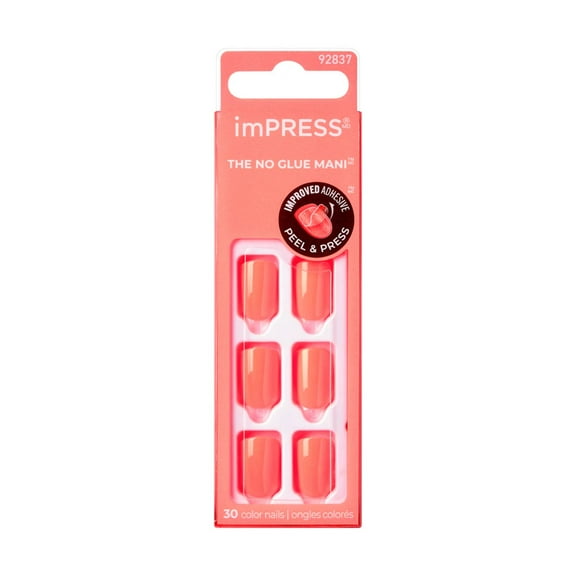KISS imPRESS Press-On Manicure, Shell yeah
