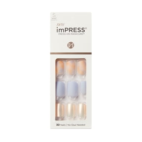 KISS imPRESS Press-On Nails, ‘Giggle Giggle’, 30 Count