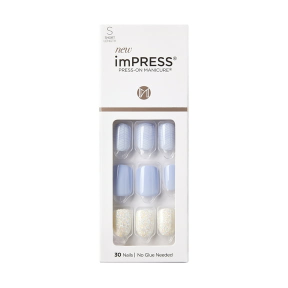 KISS imPRESS Press-On Nails, ‘Lavender Whisper’, 30 Count