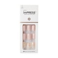 thumbnail image 1 of KISS imPRESS Press-on Manicure Fake Nails, ‘Dorothy’, 30 Count, 1 of 7
