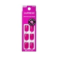 thumbnail image 1 of KISS imPRESS Color  Press on Nails, All Smiles, Pink, Short Squoval, 30 Count, 1 of 10