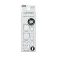 thumbnail image 1 of imPRESS Press On Toenails, 'Angel Vibes', White, Short Length, Squoval Shape, 24 Count, 1 of 9