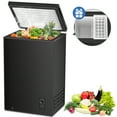 KISSAIR Mini Freezer Chest 3.5 cu ft, Deep Freezer & Side Handle