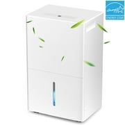 KISSAIR 50 Pints Commercial Home Dehumidifier, 3,000 Sq. ft Coverage Area, Energy Star Dehumidifier, Basement/Laundry Room/Bedroom