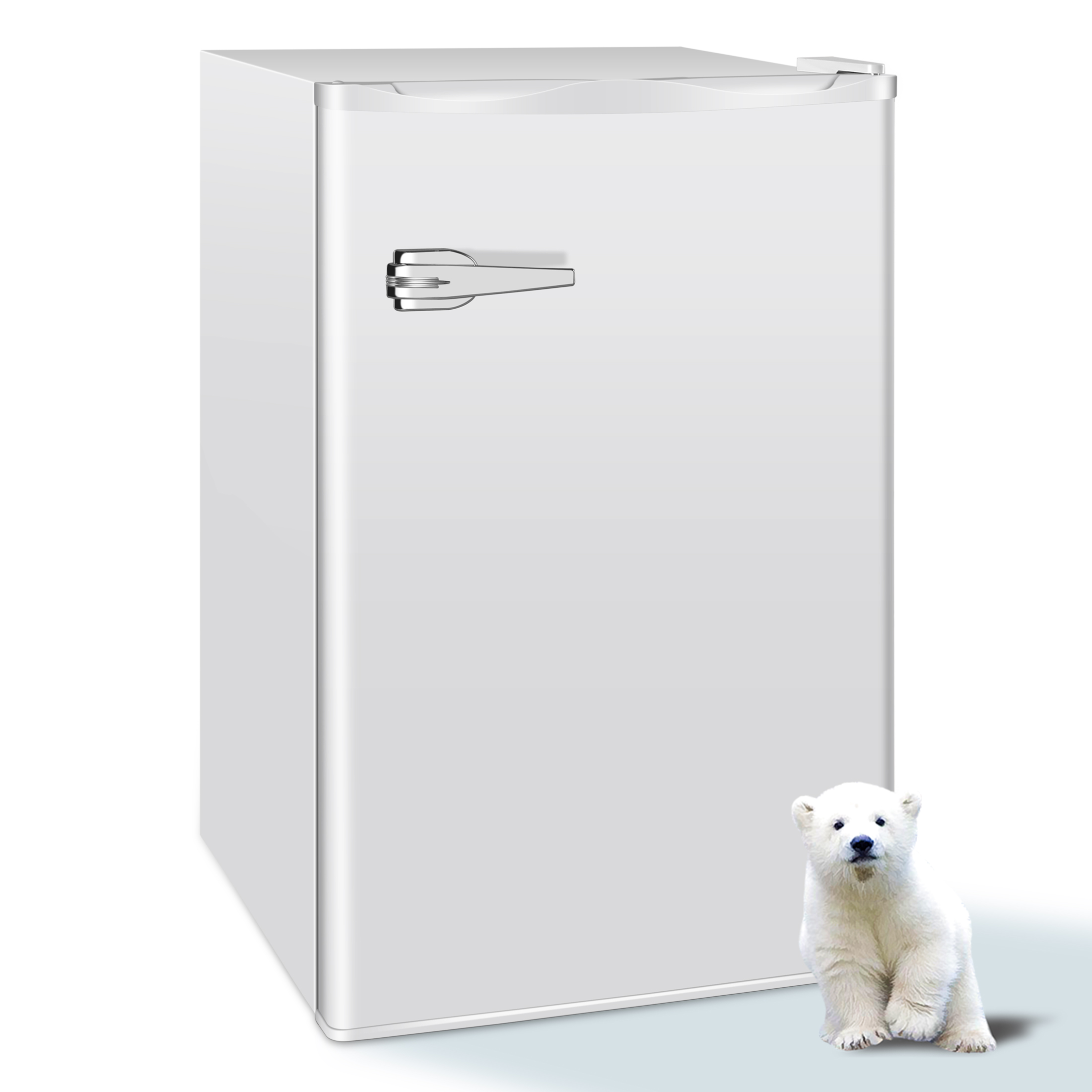 KISSAIR 2.3 Cu.ft Single Door Mini Freezer, Upright Compact Freezer