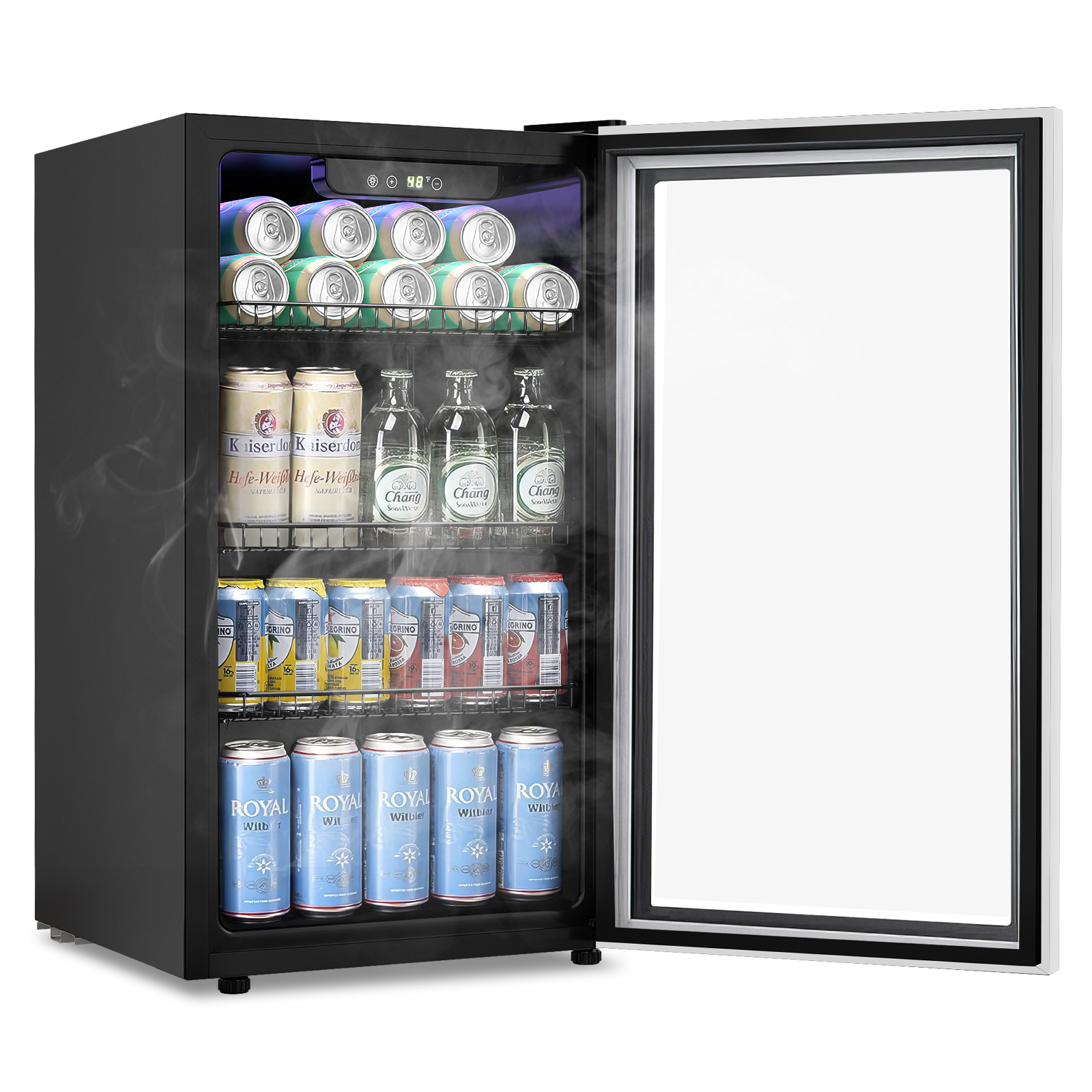 Personal Chiller Mini Fridge Small Space Cooler Black K4105MTBK