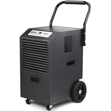 product image of KISSAIR 4500 Sq. Ft, 110 Pints Commercial Dehumidifier with Drain Hose and Pump for Basements, Bathrooms, Large Rooms, Portable Dehumidifier with Auto Defrosting and 24 hr Timer