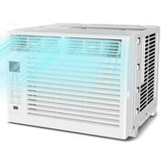KISSAIR 6,000 BTU 115V Window Air Conditioner, with Remove Control for Room AC Unit air conditioner Easy Installation, Cools up to 250 Sq. Ft