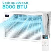 KISSAIR 8000 BTU Window Air Conditioner with remote control for Rooms AC Unit Air Conditioner, cools up to 350sq.ft