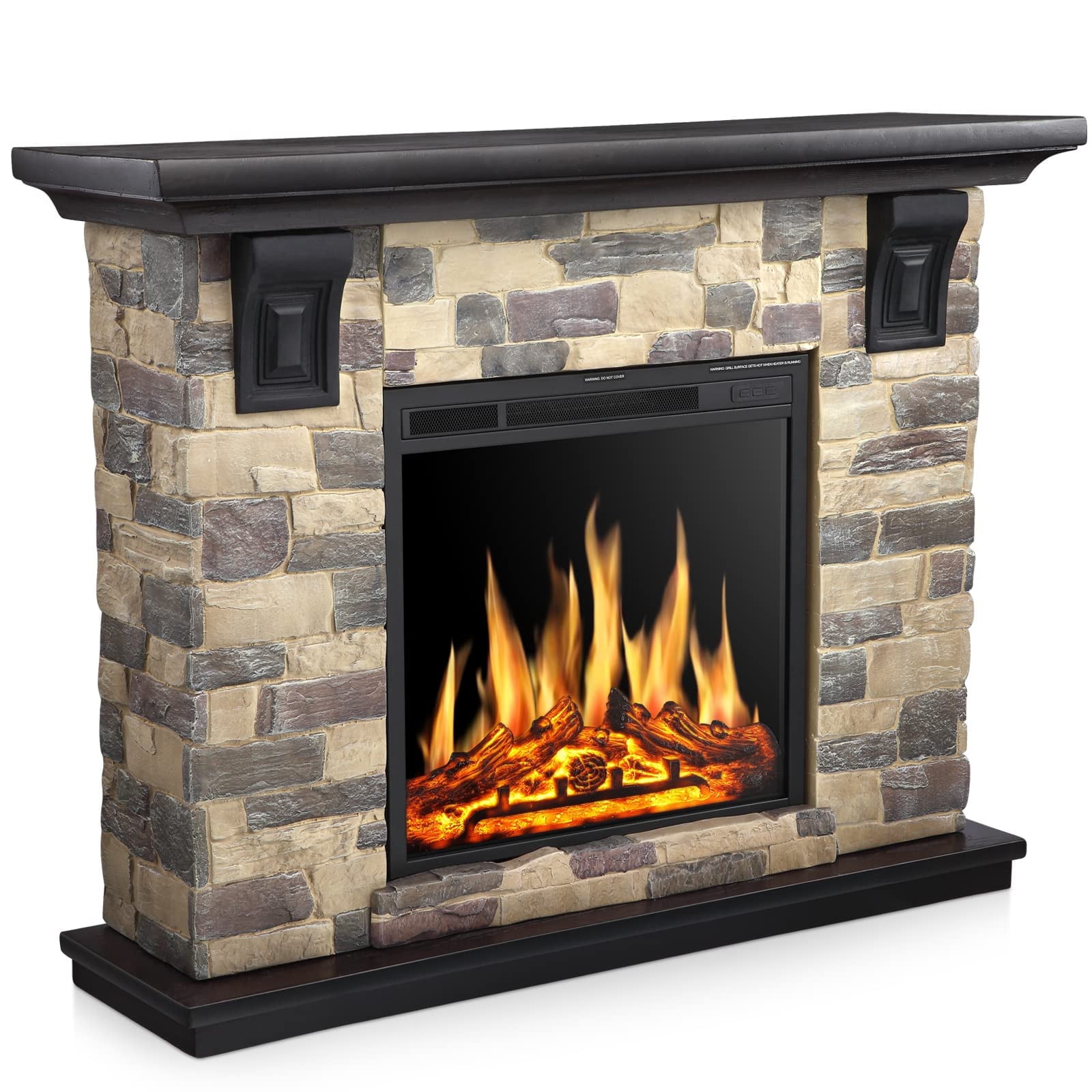 Electric 2024 fireplace walmart