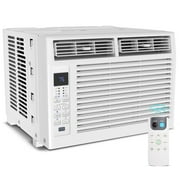 KISSAIR 6,000 BTU 115V U Shaped Window Air Conditioner, for Small Room AC Unit air conditioner Easy Installation, Cools up to 250 Sq. Ft