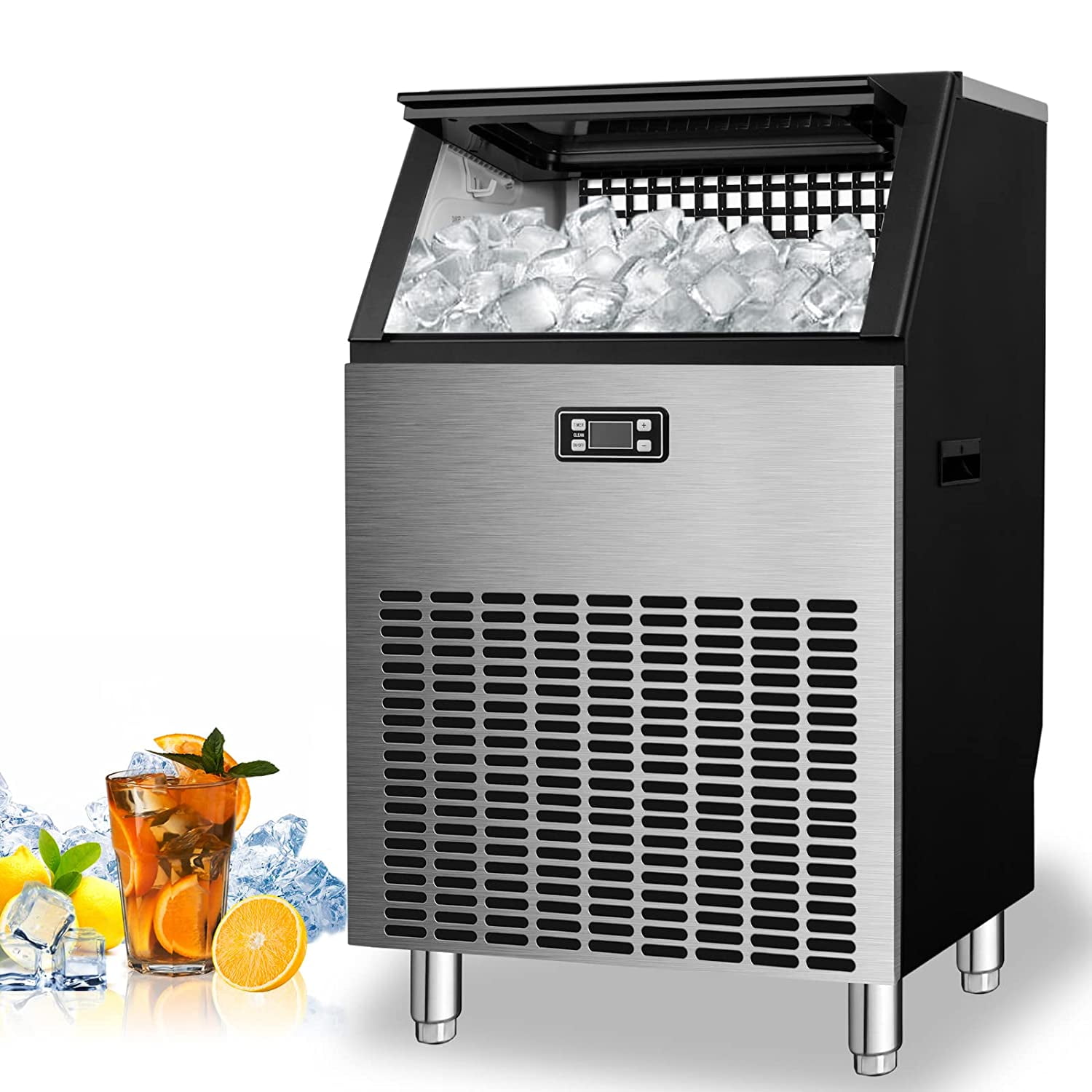 Northair 44 Lb. Daily Production Cube Clear Ice Freestanding Ice Maker &  Reviews