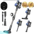 thumbnail image 1 of KISSAIR Cordless Vacuum Cleaners for Home 50min 2200mah Lightweight 5.5lb Led Display Screen Stick Vacuum Cleaners Hardwood Floor Carpet Pet Hair, Blue, 1 of 10