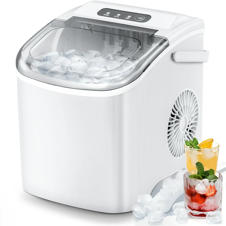 https://i5.walmartimages.com/seo/KISSAIR-Countertop-Ice-Maker-Portable-Ice-Machine-with-Handle-Self-Cleaning-Ice-Makers-26Lbs-24H-9-Ice-Cubes-Ready-in-6-Mins-White_2b28aea7-90c3-4fd9-8a88-24b1e50ad4da.6dd6fb9c223515bf32843fdc52ebdcf6.jpeg?odnHeight=768&odnWidth=768&odnBg=FFFFFF