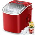 KISSAIR Countertop Ice Maker Portable Ice Machine with Handle, Self