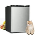thumbnail image 1 of KISSAIR Mini Freezer Countertop, Energy Saving 2.1 Cu.Ft Compact Upright Freezer, with Reversible Door Small Freezer (Silver), 1 of 7