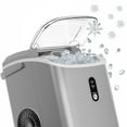 thumbnail image 1 of KISSAIR Nugget Ice Maker Countertop with Soft Chewable Pellet Ice, Portable Ice Machine with Handle, 35lbs/24H, Grey, 1 of 7