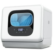 KISSAIR Portable Countertop Dishwasher Suitable for Home/Kitchen/Dorm/Apt-White