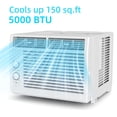 thumbnail image 1 of KISSAIR Window Air Conditioner with remote control for Rooms AC Unit Air Conditioner, 1 of 7