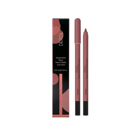 KISSIO Lip Liner,Matte Lip Pencil Long Lasting,Lip Liner Pencil with Sharppens,Smooth and Soft,Easy to Use,Cruelty free,0.02 oz（07#Daejeeling）